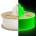 Polymaker PolyLite PLA Glow in the Dark Green nyomtatószál, sötétben világító zöld