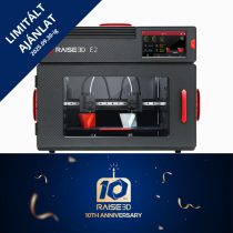 Raise3D E2 3D nyomtató ajándék 2 db Premium TPU-95A
